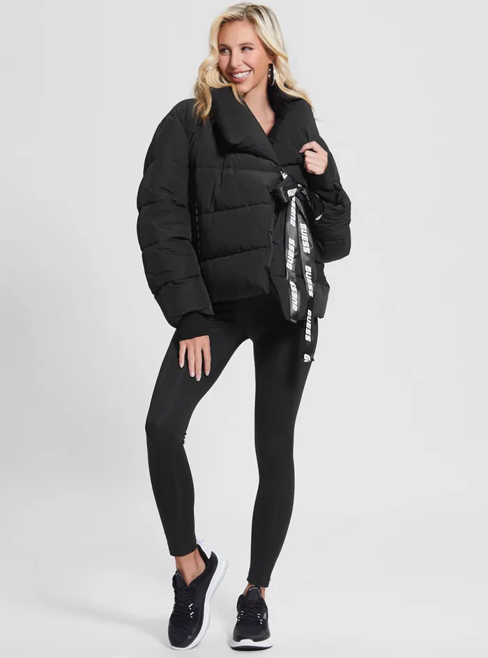 Women Activewear GUESS Black Claudia Active Puffer Jacket Women Activewear GUESS Black Claudia Active Puffer Jacket