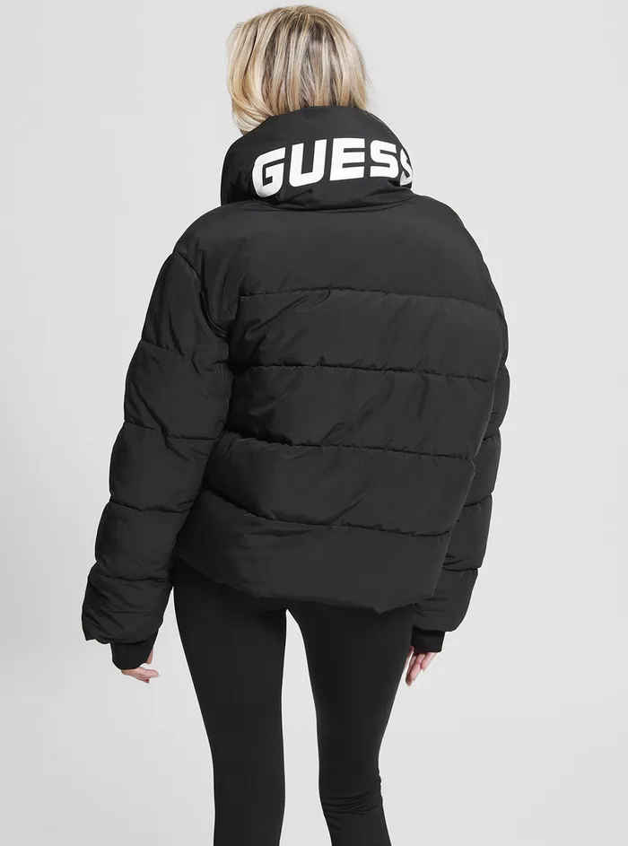 Women Activewear GUESS Black Claudia Active Puffer Jacket Women Activewear GUESS Black Claudia Active Puffer Jacket