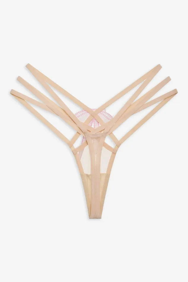 Women Akeria Thong Panty Pink For Love and Lemons Lingerie Women Akeria Thong Panty Pink For Love and Lemons Lingerie