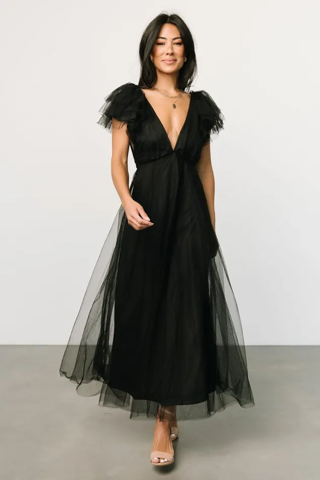 Women Annabella Tulle Dress Black Baltic Born Tulle Styles