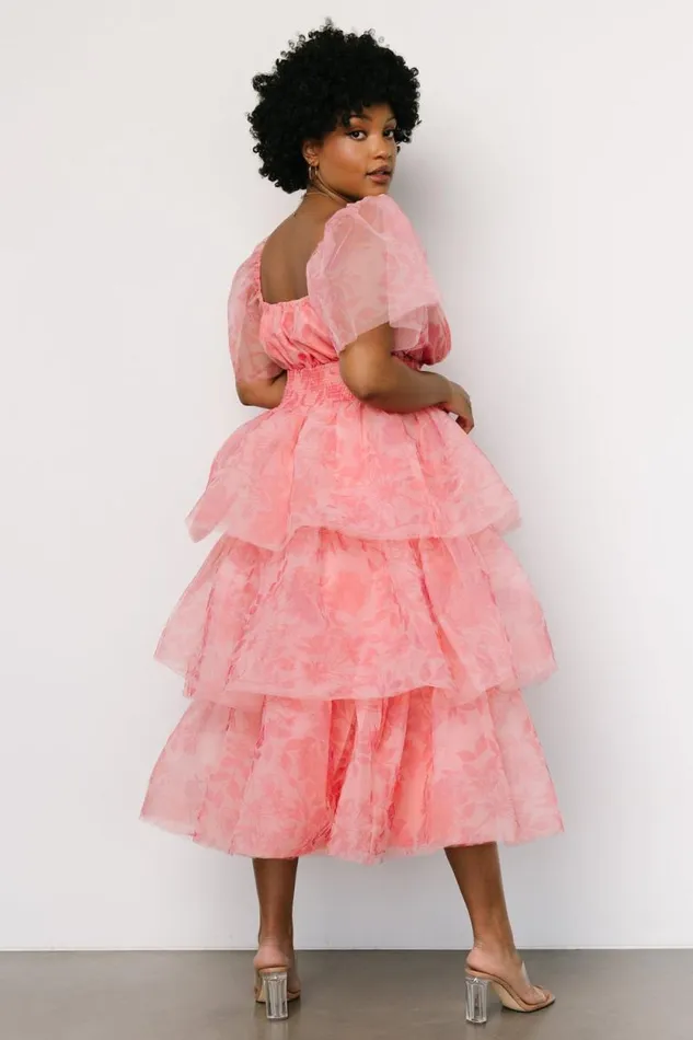 Women Antoinette Tulle Tiered Dress Rose Floral Baltic Born Tulle Styles Women Antoinette Tulle Tiered Dress Rose Floral Baltic Born Tulle Styles