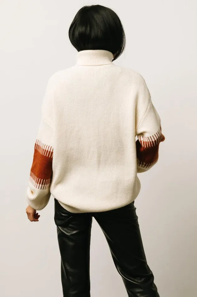 Women Antonov Turtle Neck Sweater Cream Spice Baltic Born Sweaters Women Antonov Turtle Neck Sweater Cream Spice Baltic Born Sweaters