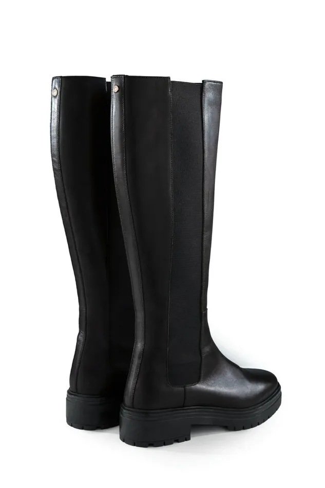 Women Astoria Knee Boot Black Holland Cooper Boots Women Astoria Knee Boot Black Holland Cooper Boots