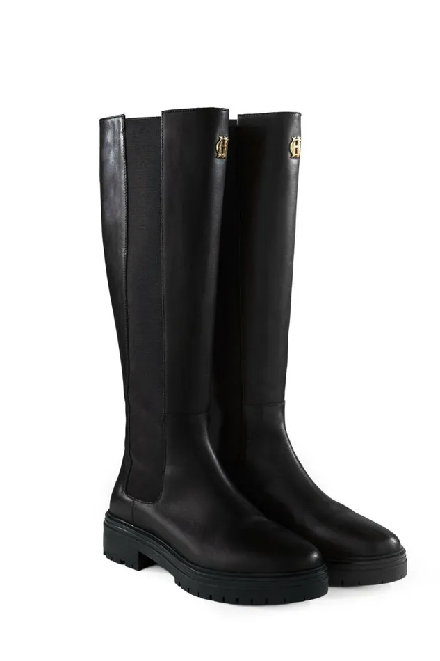 Women Astoria Knee Boot Black Holland Cooper Boots Women Astoria Knee Boot Black Holland Cooper Boots