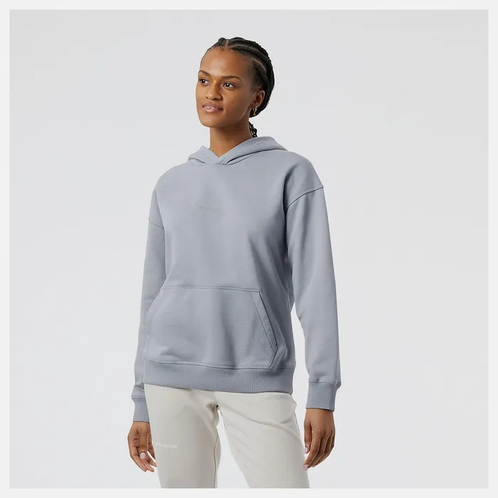 Women Athletics Nature State French Terry Hoodie Steel New Balance Hoodies and Sweatshirts