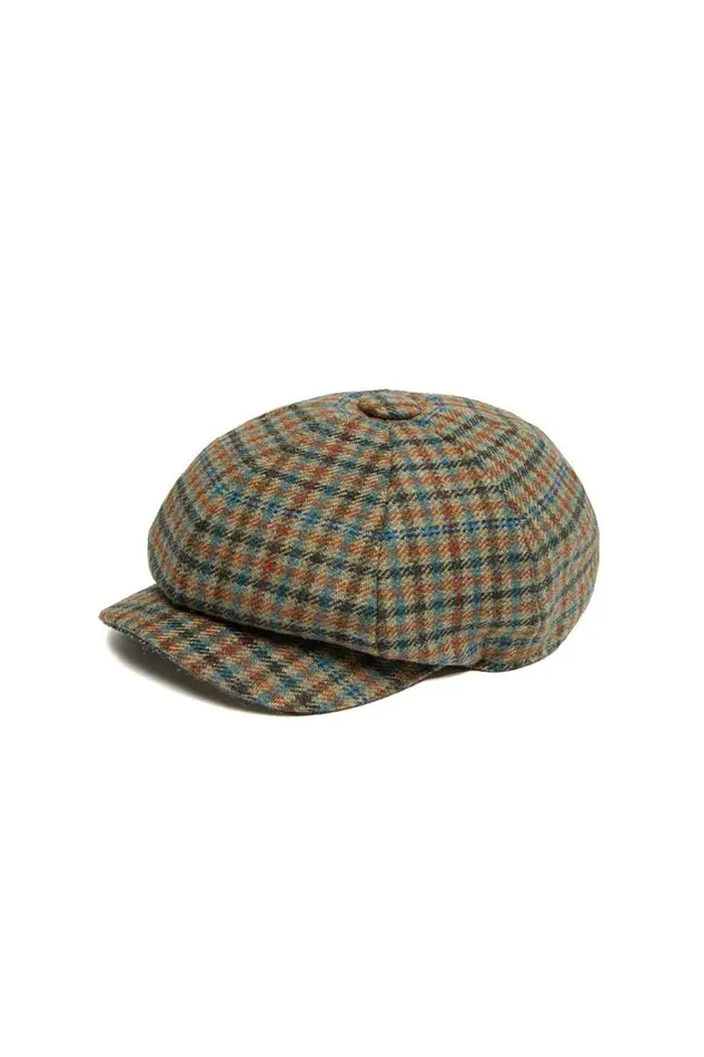 Women Baker Boy Cap Bredon Check Holland Cooper Hats and Headbands