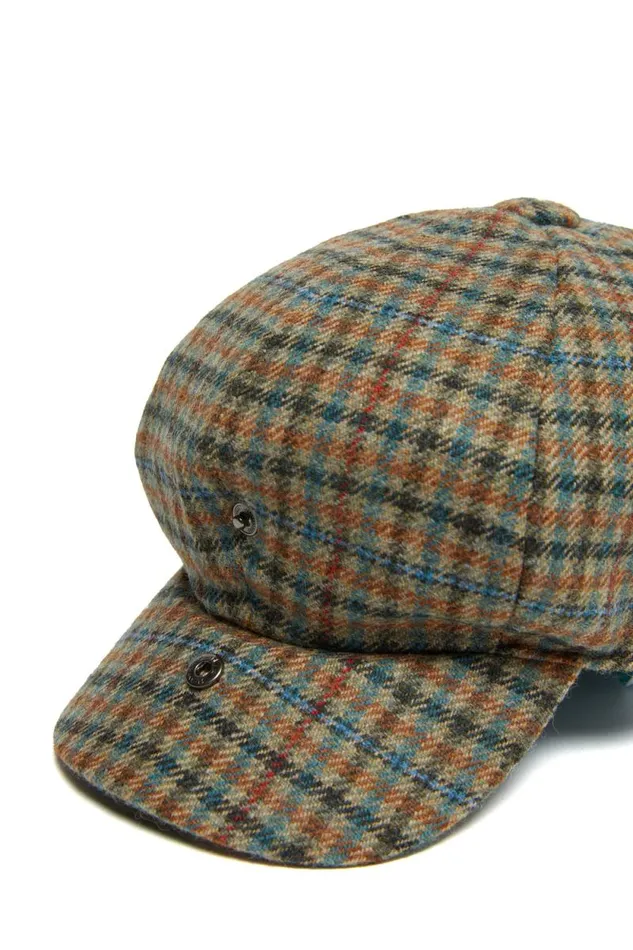 Women Baker Boy Cap Bredon Check Holland Cooper Hats and Headbands