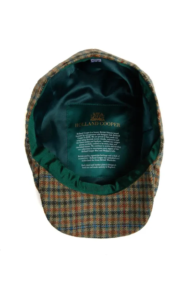 Women Baker Boy Cap Bredon Check Holland Cooper Hats and Headbands