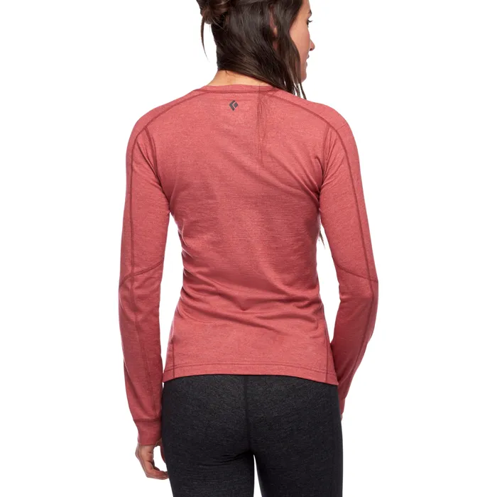 Women Baselayers Black Diamond Solution 150 Merino Baselayer Crew
