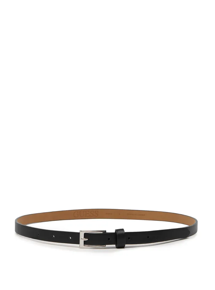 Women Belts GUESS 15mm Mocha Logo Two For One Belt Set Women Belts GUESS 15mm Mocha Logo Two For One Belt Set