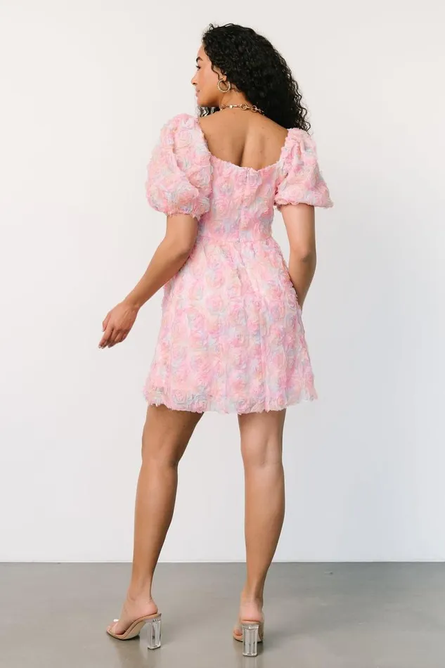 Women Bette Mini Dress Pink Floral Baltic Born Short Dresses Women Bette Mini Dress Pink Floral Baltic Born Short Dresses