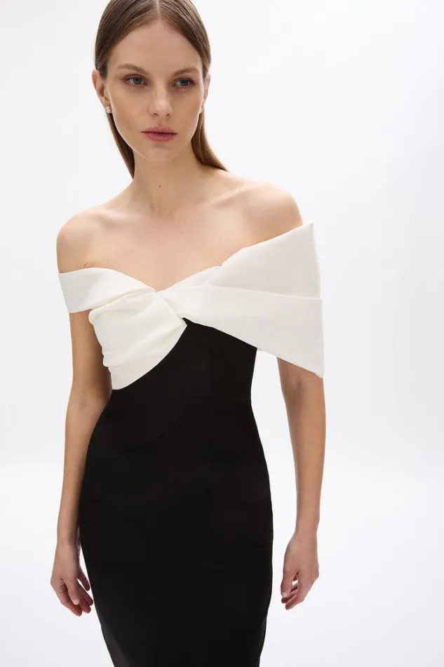 Women Black Dresses Rachel Gilbert DELILA DRESS Women Black Dresses Rachel Gilbert DELILA DRESS