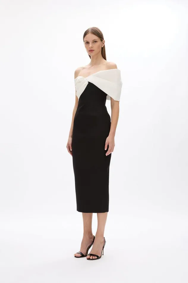 Women Black Dresses Rachel Gilbert DELILA DRESS Women Black Dresses Rachel Gilbert DELILA DRESS