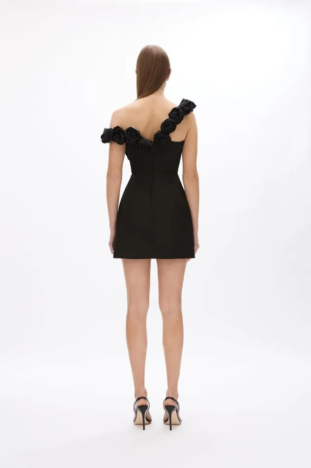 Women Black Dresses Rachel Gilbert HENLEY MINI Women Black Dresses Rachel Gilbert HENLEY MINI