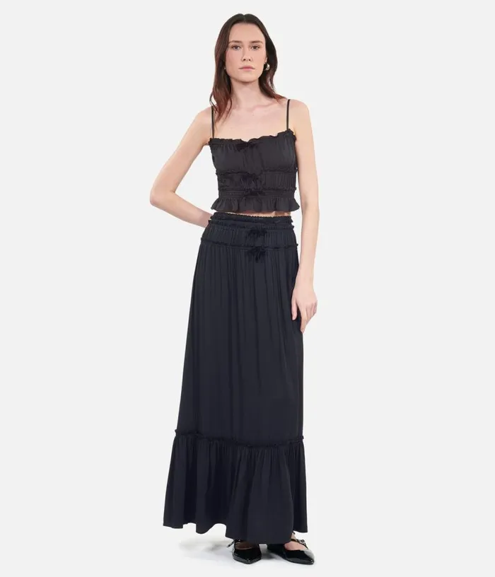 Women Black Top With Bows THE KOOPLES Blouses and Shirts