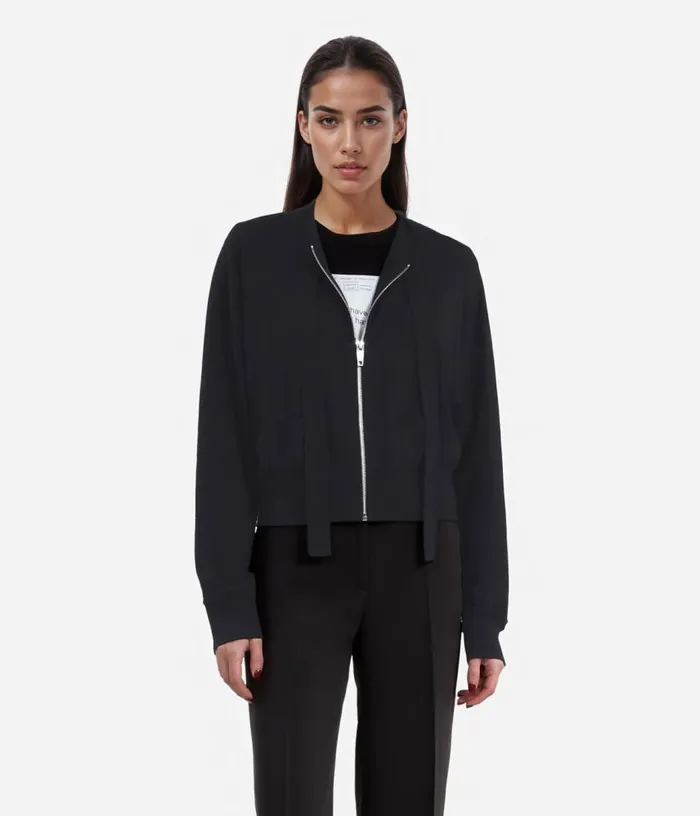 Women Black Wool Cardigan THE KOOPLES Sweaters