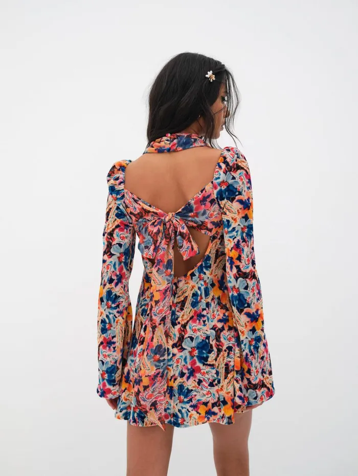 Women Blake Mini Dress Multi For Love and Lemons Dresses Women Blake Mini Dress Multi For Love and Lemons Dresses