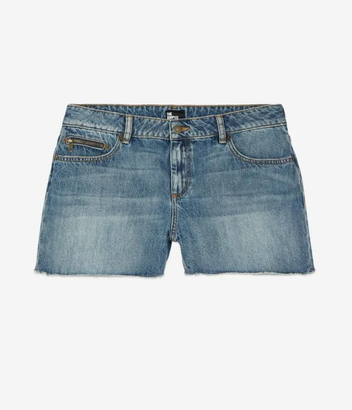 Women Blue Denim Shorts THE KOOPLES Skirts and Shorts
