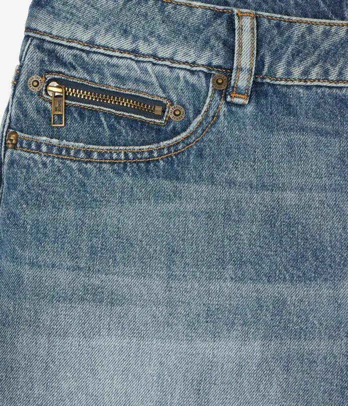 Women Blue Denim Shorts THE KOOPLES Skirts and Shorts