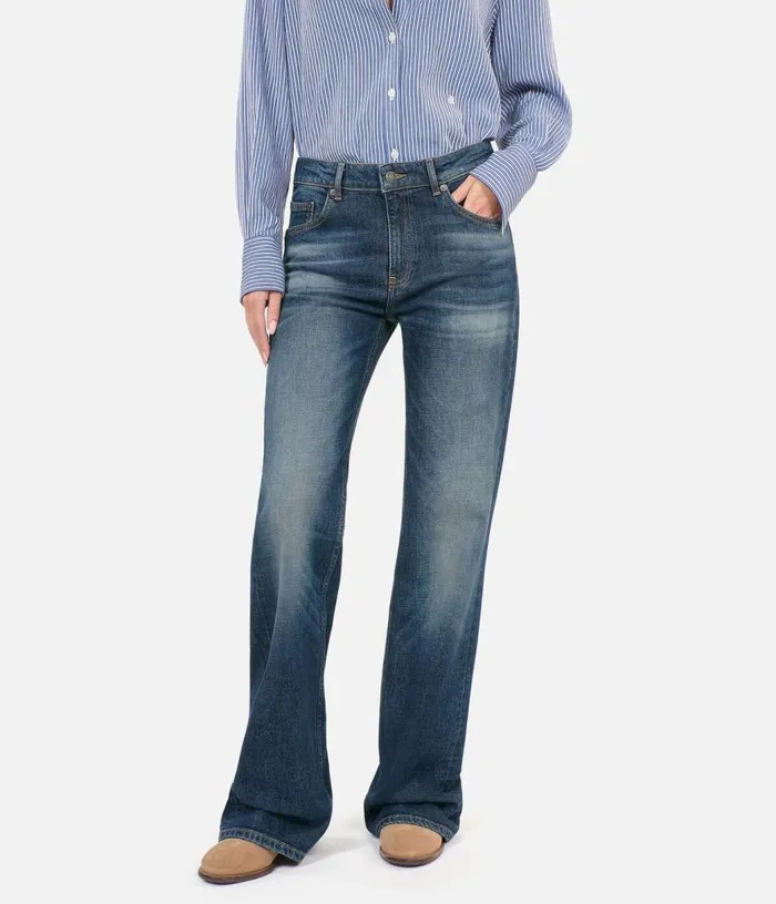 Women Blue Flare Jeans THE KOOPLES Jeans and Pants