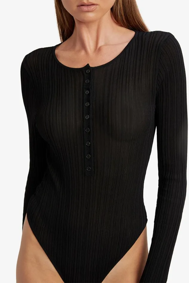 Women Bodysuits Bardot Bryson Bodysuit In Black Black Women Bodysuits Bardot Bryson Bodysuit In Black Black