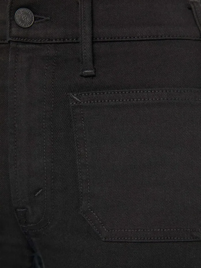 Women Bootcut Mother Denim The Patch Pocket Insider Ankle Black