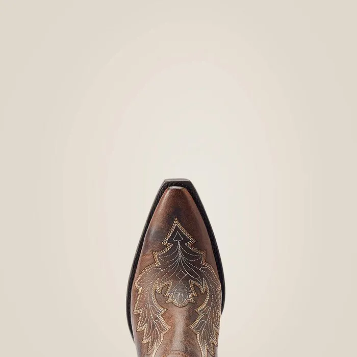 Women Booties Ariat Dixon Low Heel Western Boot Rhino Tan Women Booties Ariat Dixon Low Heel Western Boot Rhino Tan