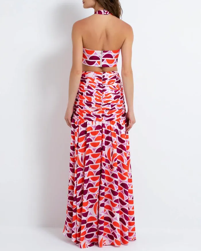 Women Bottoms PatBO Solis Draped Maxi Skirt EXCLUSIVEFINAL SALE Multi