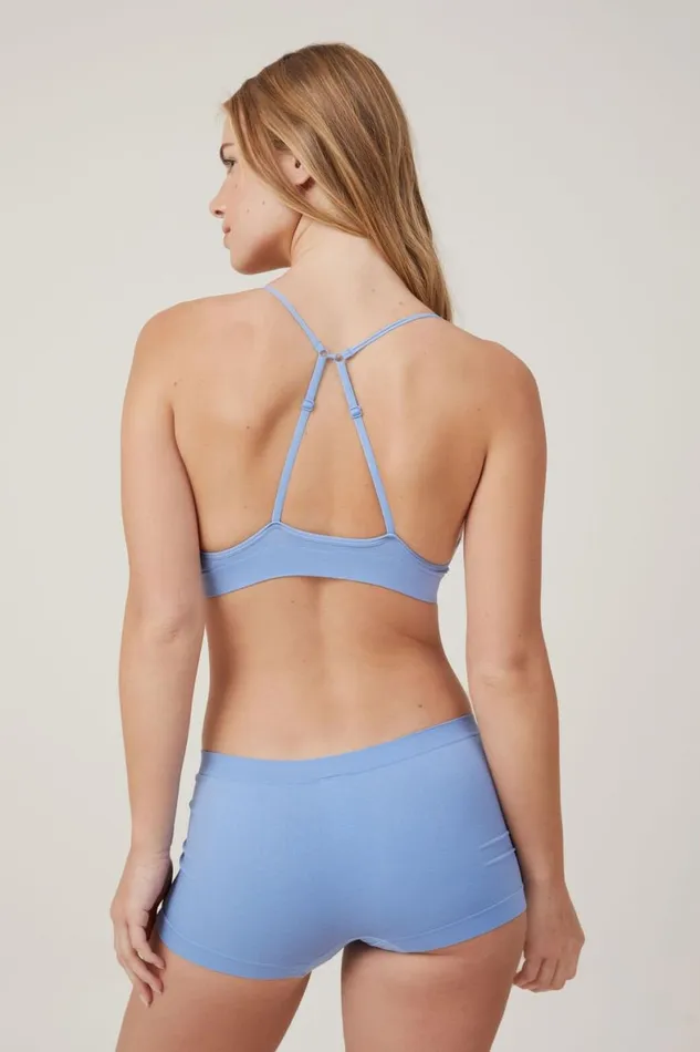 Women Bras Cotton On Seamless Triangle Padded Bralette Ocean Spray