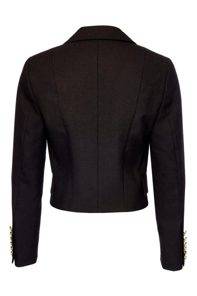 Women Brompton Jacket Black Barathea Holland Cooper Tailoring