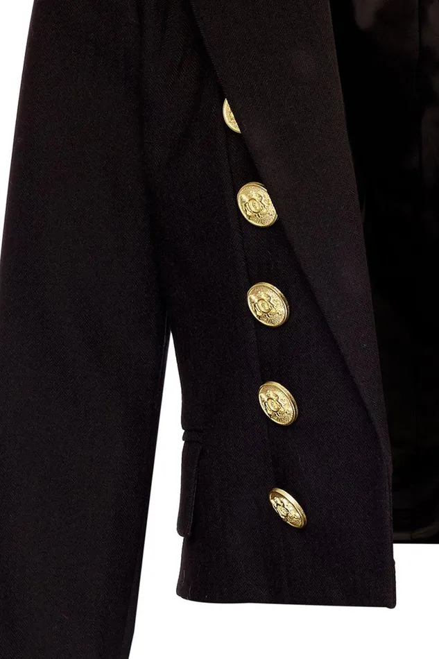 Women Brompton Jacket Black Barathea Holland Cooper Tailoring