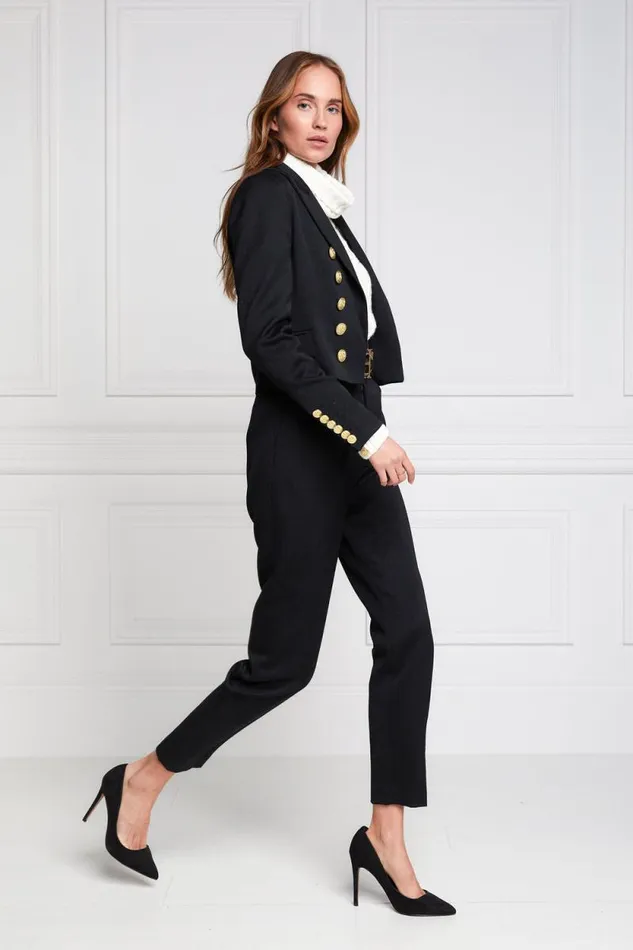 Women Brompton Jacket Black Barathea Holland Cooper Tailoring