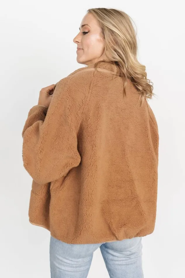 Women Brynn Sherpa Jacket Camel Baltic Born Outerwear Women Brynn Sherpa Jacket Camel Baltic Born Outerwear
