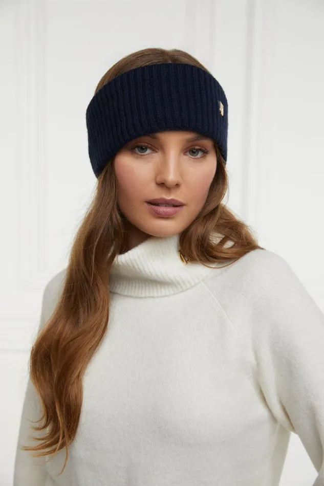 Women Burghley Headband Ink Navy Holland Cooper Hats and Headbands Women Burghley Headband Ink Navy Holland Cooper Hats and Headbands