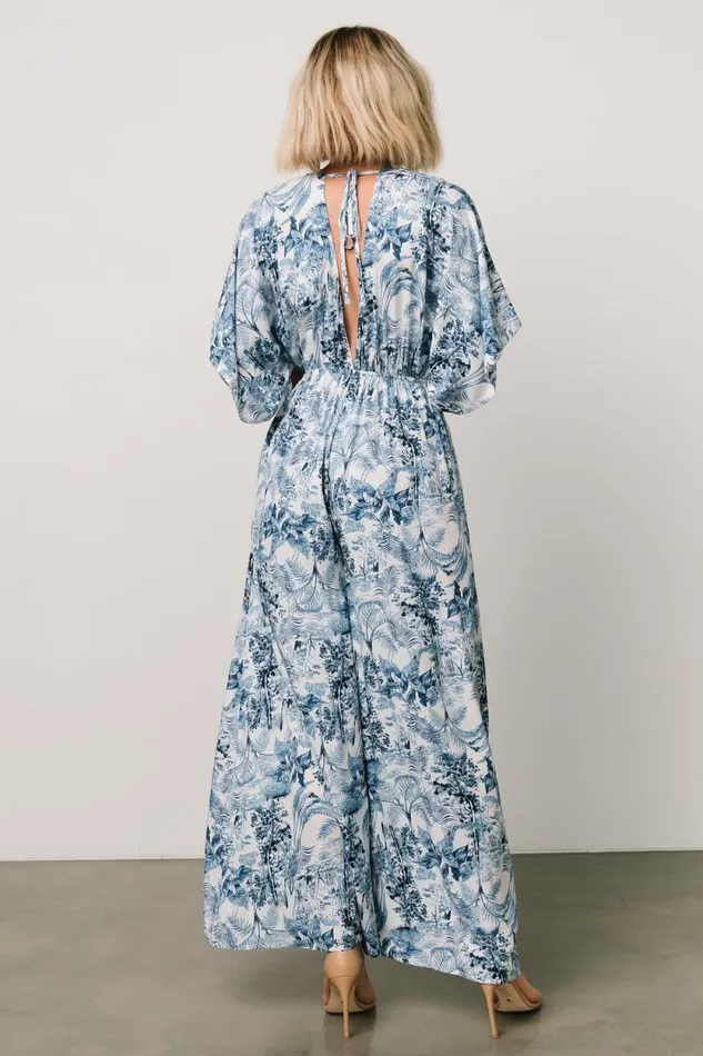 Women Byron Jumpsuit Blue Print Baltic Born Jumpsuits and Rompers Women Byron Jumpsuit Blue Print Baltic Born Jumpsuits and Rompers