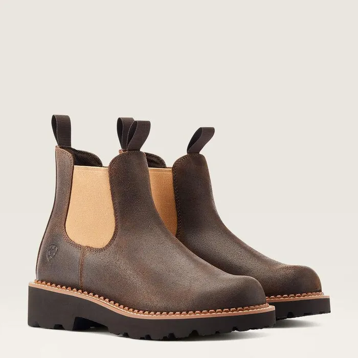 Women Chelsea Boots Ariat Fatbaby Chelsea Western Boot Worn Hickory Women Chelsea Boots Ariat Fatbaby Chelsea Western Boot Worn Hickory