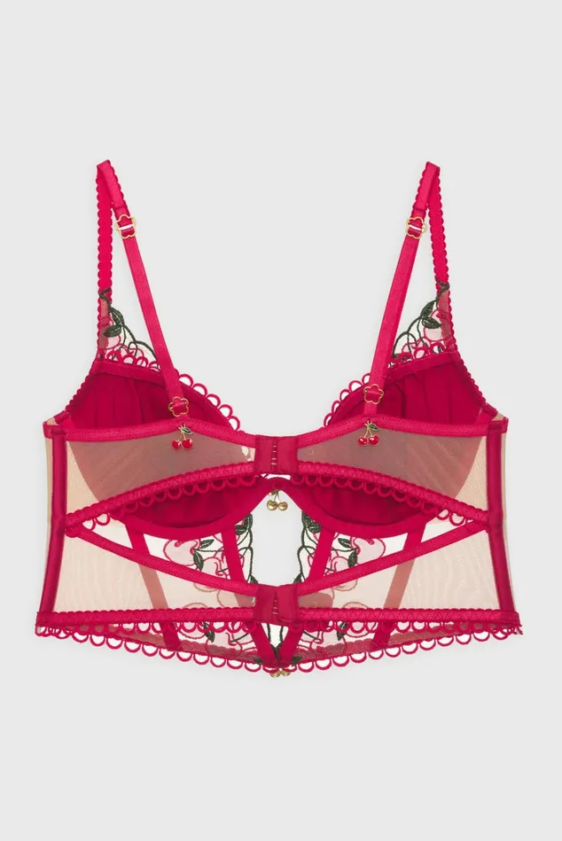 Women Cherie Bustier Red For Love and Lemons Lingerie Women Cherie Bustier Red For Love and Lemons Lingerie