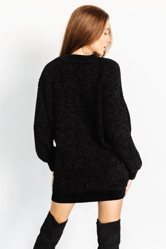 Women Christa Sweater Dress Black Baltic Born Short Dresses Women Christa Sweater Dress Black Baltic Born Short Dresses