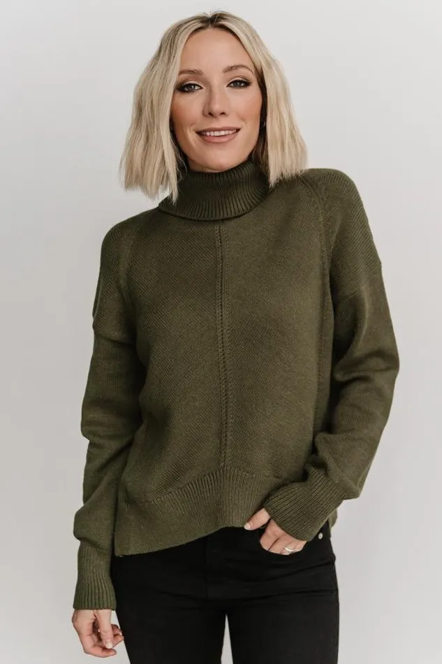 Women Collins Knit Sweater Olive Baltic Born Sweaters Women Collins Knit Sweater Olive Baltic Born Sweaters