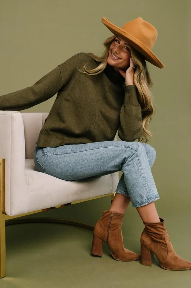 Women Collins Knit Sweater Olive Baltic Born Sweaters Women Collins Knit Sweater Olive Baltic Born Sweaters