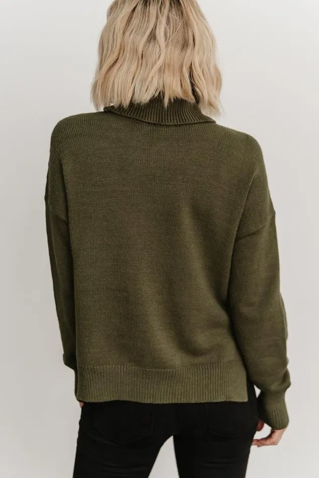 Women Collins Knit Sweater Olive Baltic Born Sweaters Women Collins Knit Sweater Olive Baltic Born Sweaters
