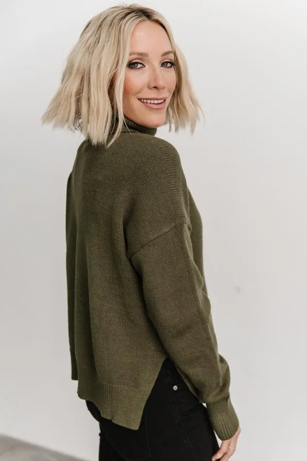 Women Collins Knit Sweater Olive Baltic Born Sweaters Women Collins Knit Sweater Olive Baltic Born Sweaters