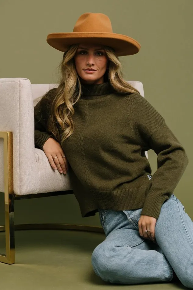 Women Collins Knit Sweater Olive Baltic Born Sweaters Women Collins Knit Sweater Olive Baltic Born Sweaters