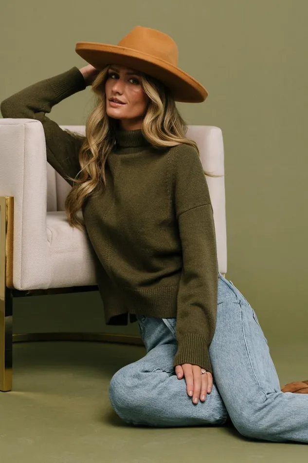 Women Collins Knit Sweater Olive Baltic Born Sweaters Women Collins Knit Sweater Olive Baltic Born Sweaters
