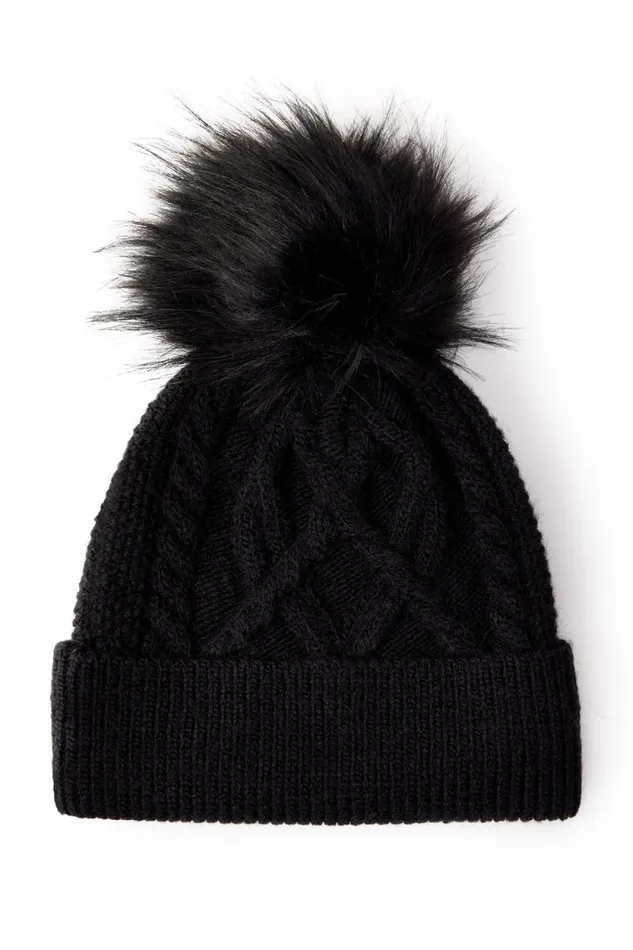 Women Cortina Bobble Hat Black Holland Cooper Hats and Headbands Women Cortina Bobble Hat Black Holland Cooper Hats and Headbands