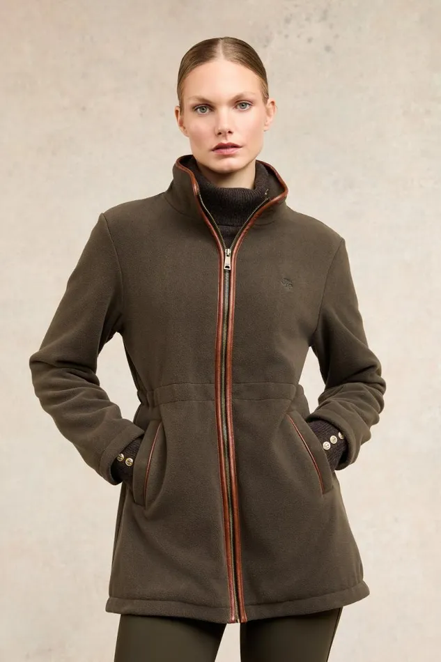 Women Country Longline Fleece Khaki Holland Cooper Fleeces