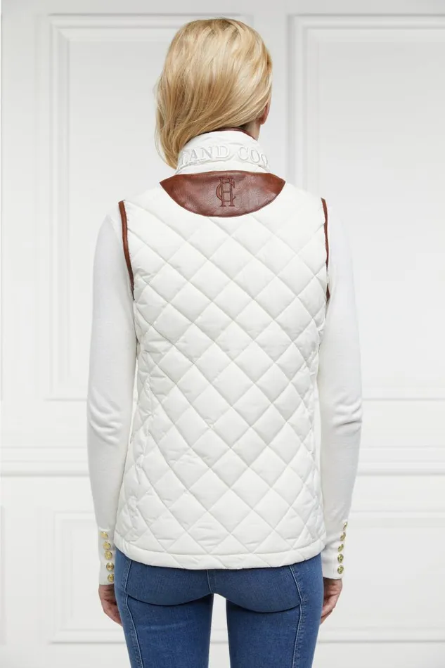 Women Country Quilted Gilet Cream Holland Cooper Gilets Women Country Quilted Gilet Cream Holland Cooper Gilets