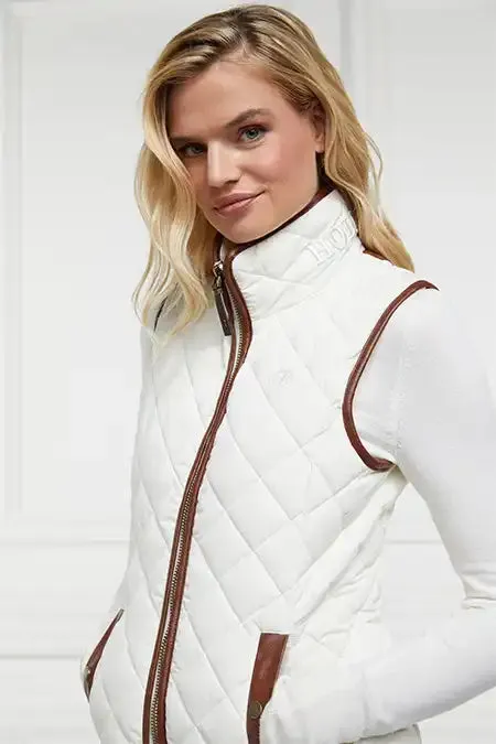 Women Country Quilted Gilet Cream Holland Cooper Gilets Women Country Quilted Gilet Cream Holland Cooper Gilets