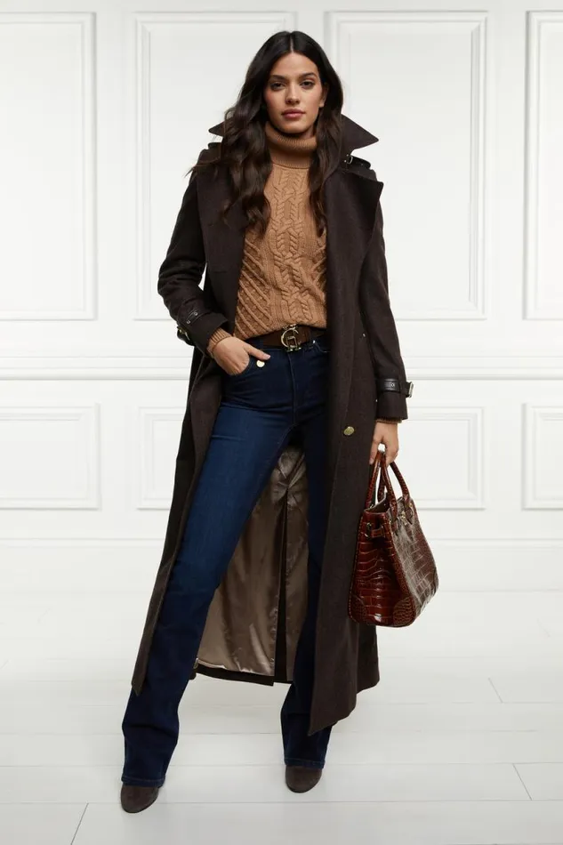 Women Country Roll Neck Knit Caramel Holland Cooper Knitwear Women Country Roll Neck Knit Caramel Holland Cooper Knitwear