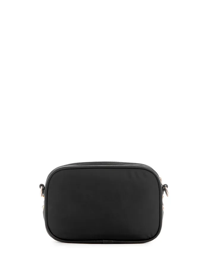 Women Crossbody GUESS Eco Black Gemma Crossbody Bag